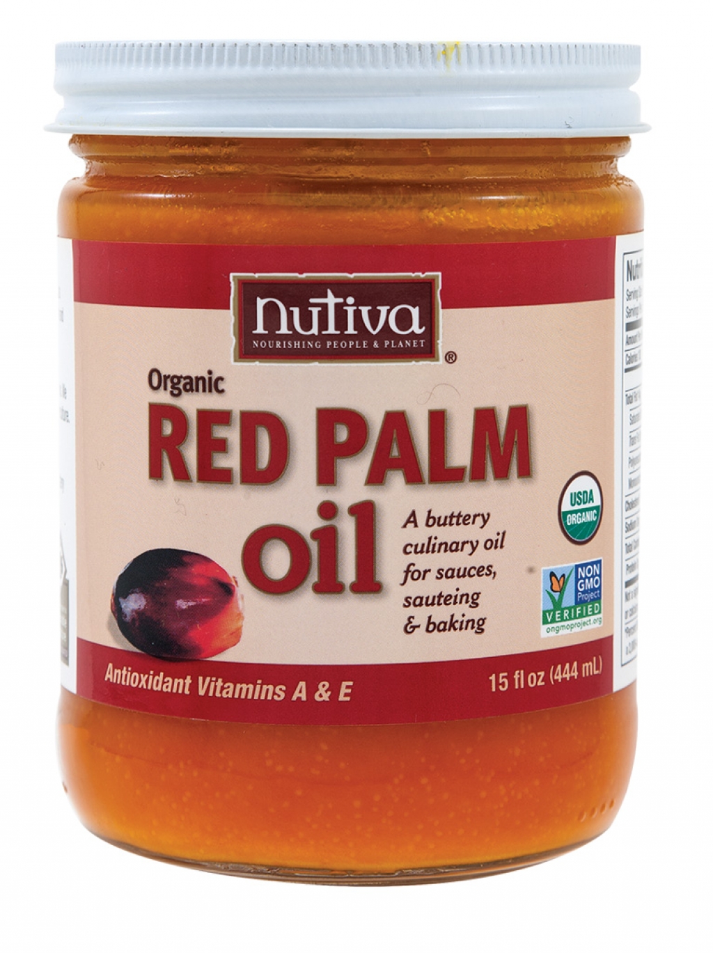 Use this: Red Palm oil  For that: Butter or cooking oil