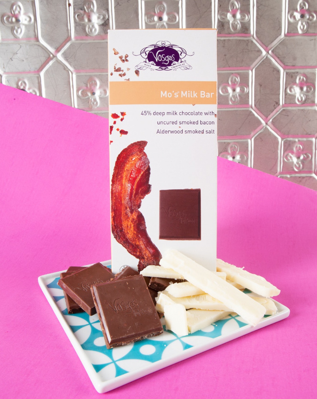 Beecher's Flagship Cheddar and Vosges Mo’s Milk Bar