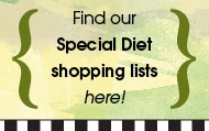 Special Diets -
