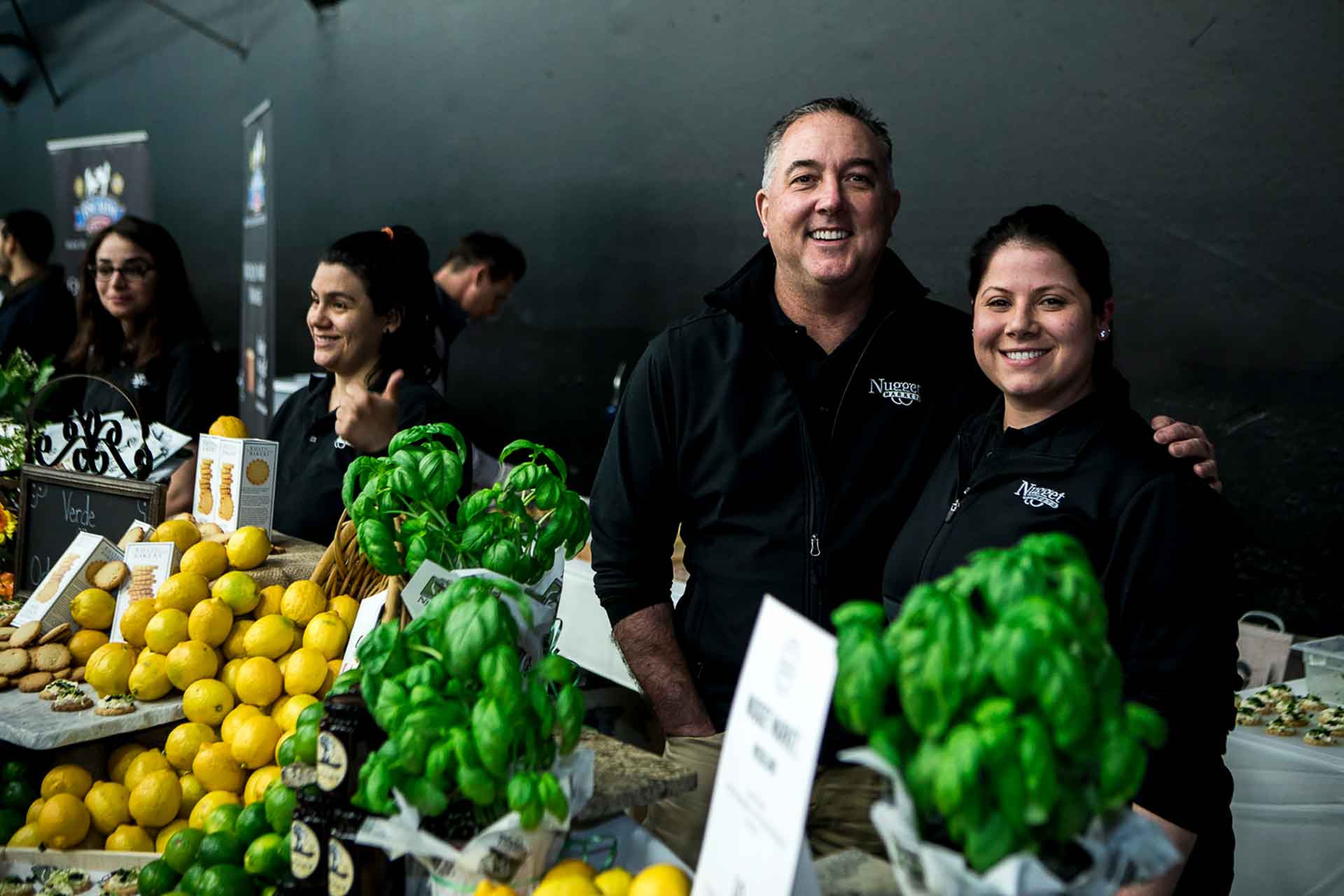 Nugget Markets associates with produce