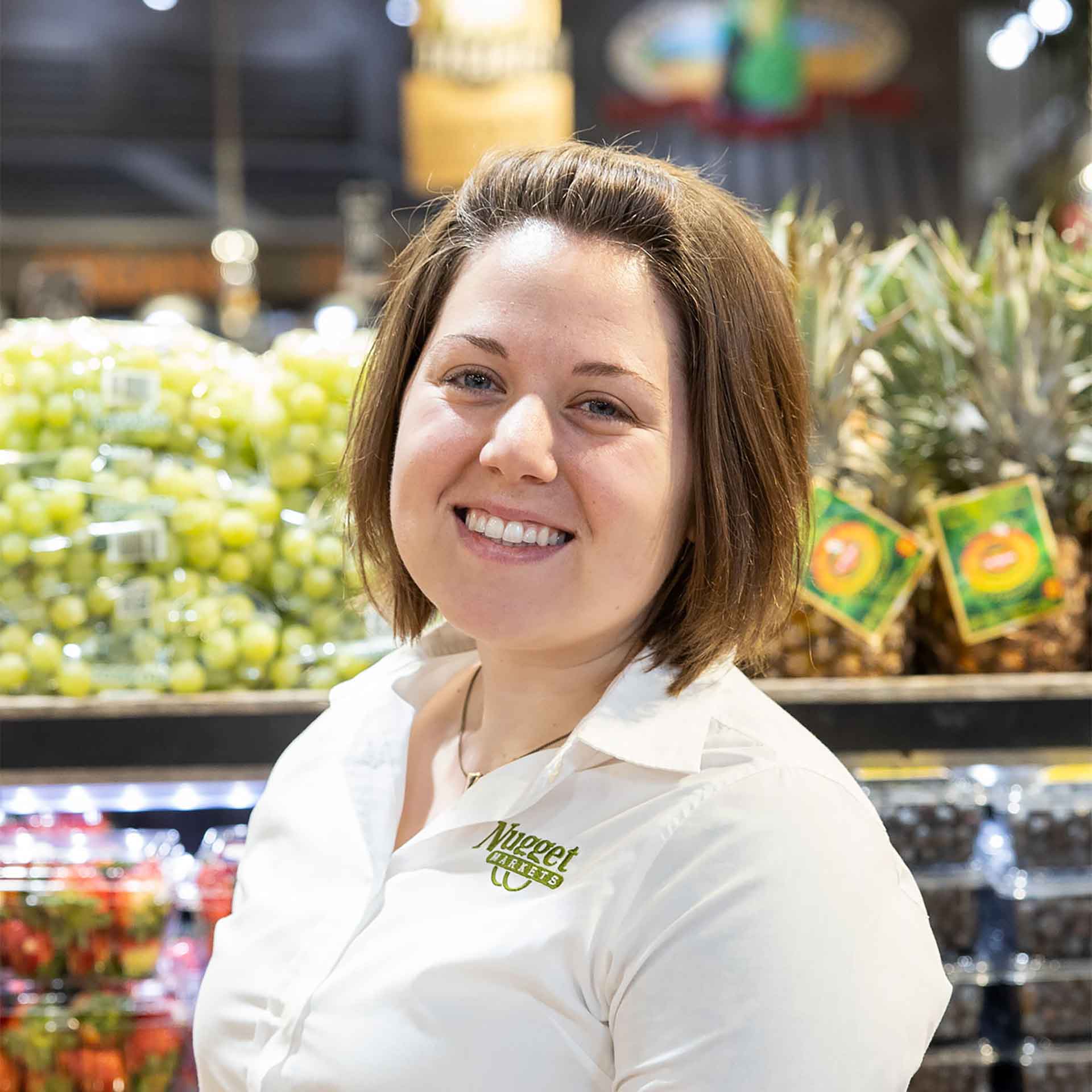 Portrait of Shea Robinson, Nugget Markets Sustainability Coordinator