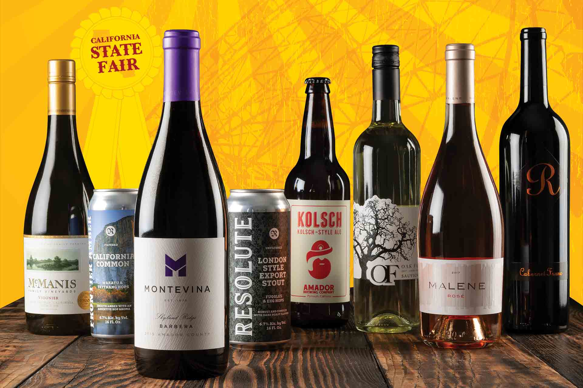 California State Fair gold medal wines and beers