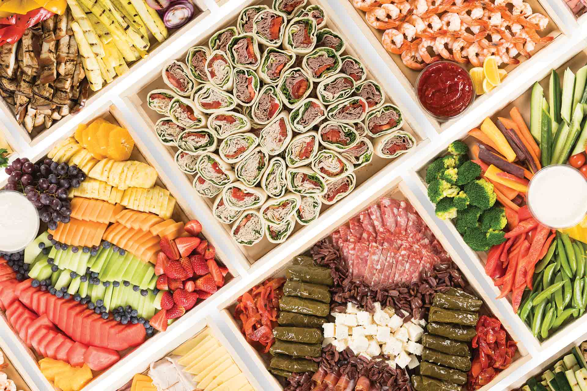 Gourmet to Go platters