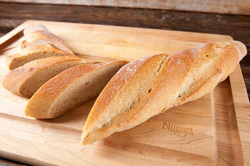 organic whole grain baguette