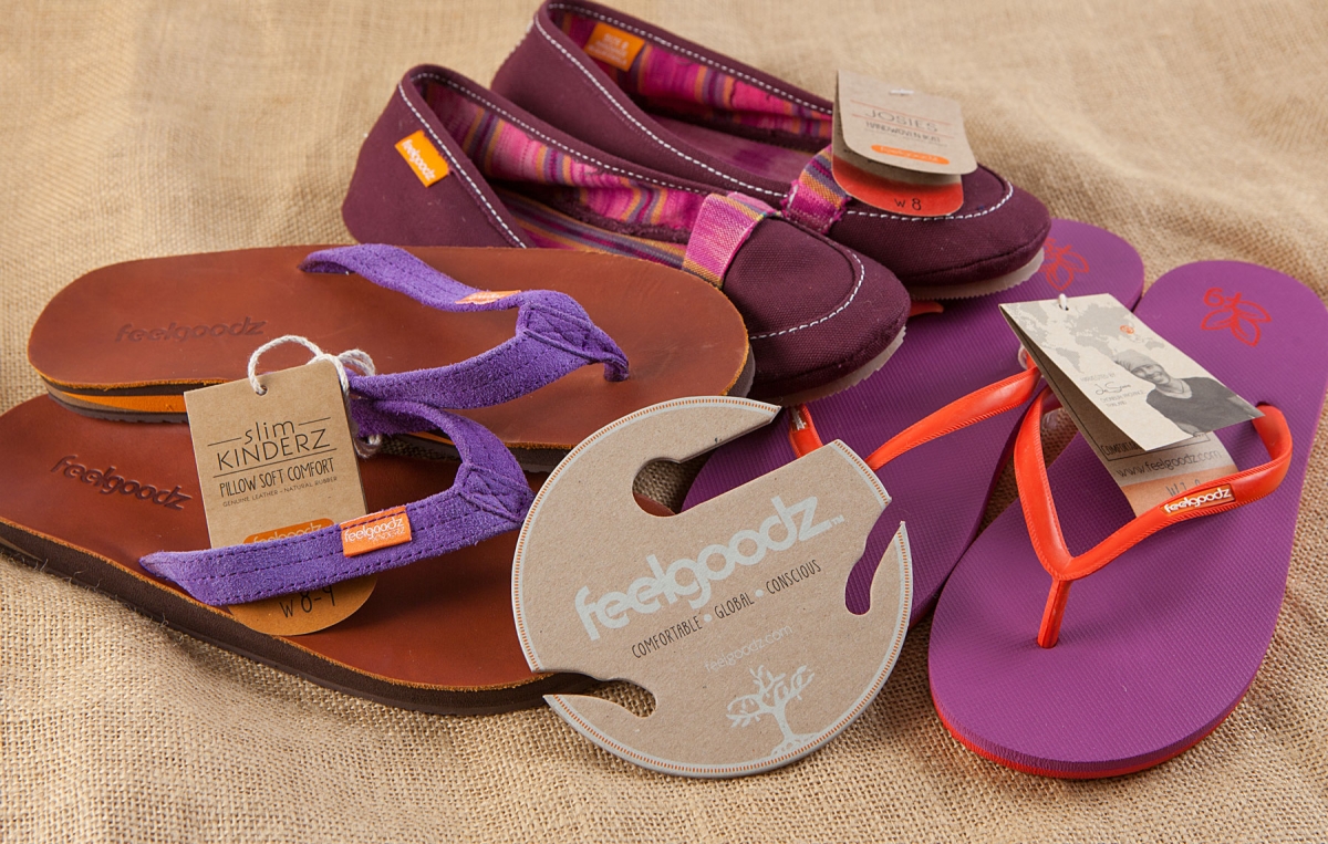 Feelgoodz • Eco Friendly Natural Rubber Flip Flops • Pick Your
