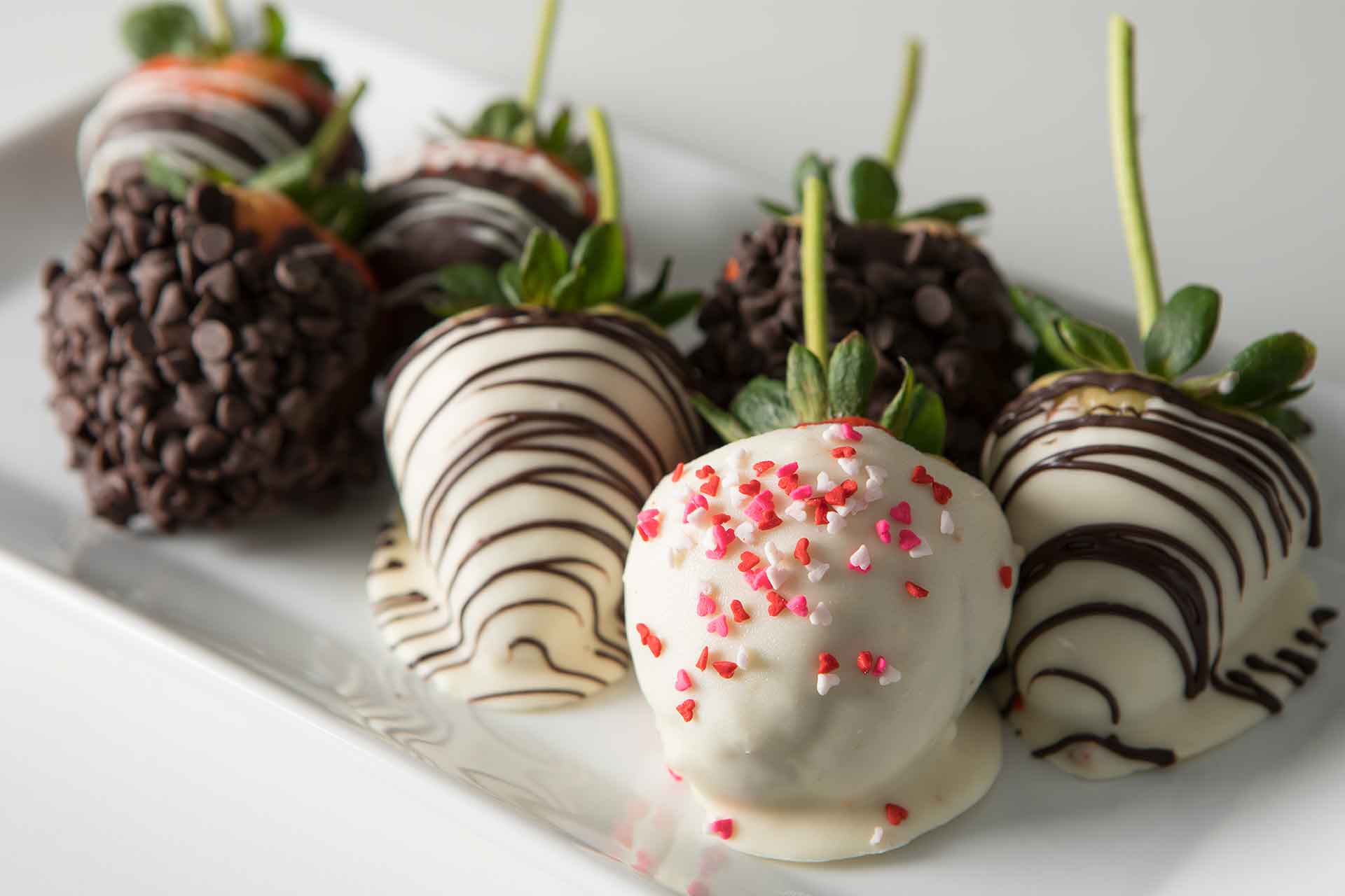 Chocolate-dipped strawberries