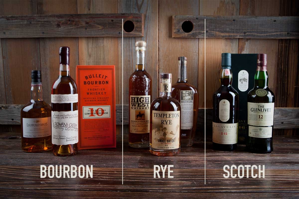 Whisky, bourbon, rye e scotch: qual é a diferença?