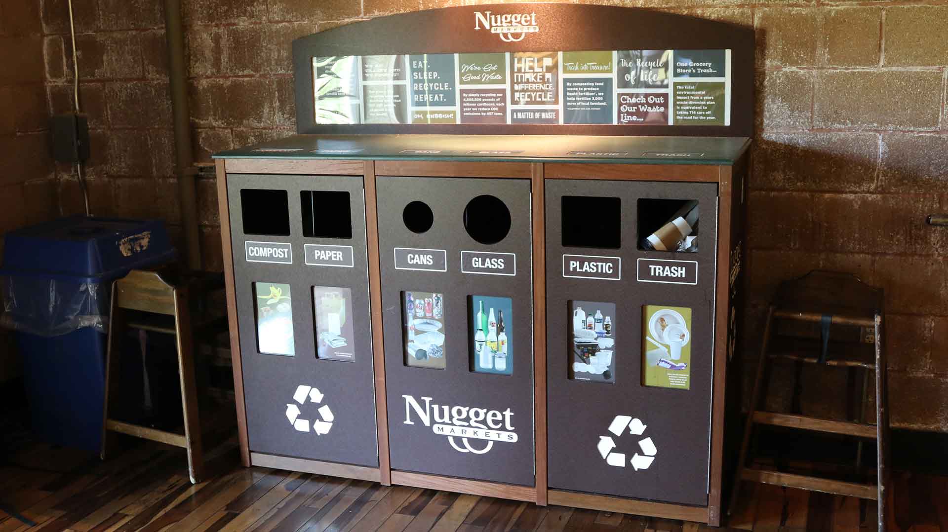 Nugget Markets recycle bin