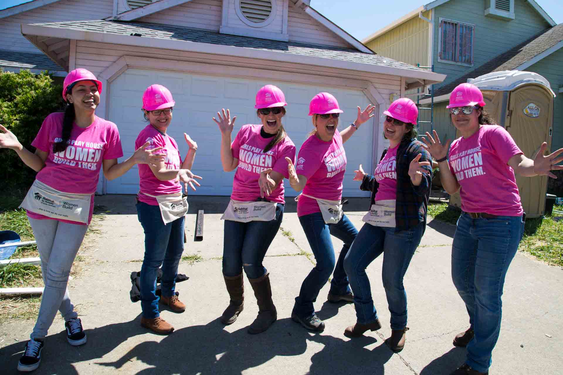 Nugget Markets associates at Habitat for Humanity Women Build