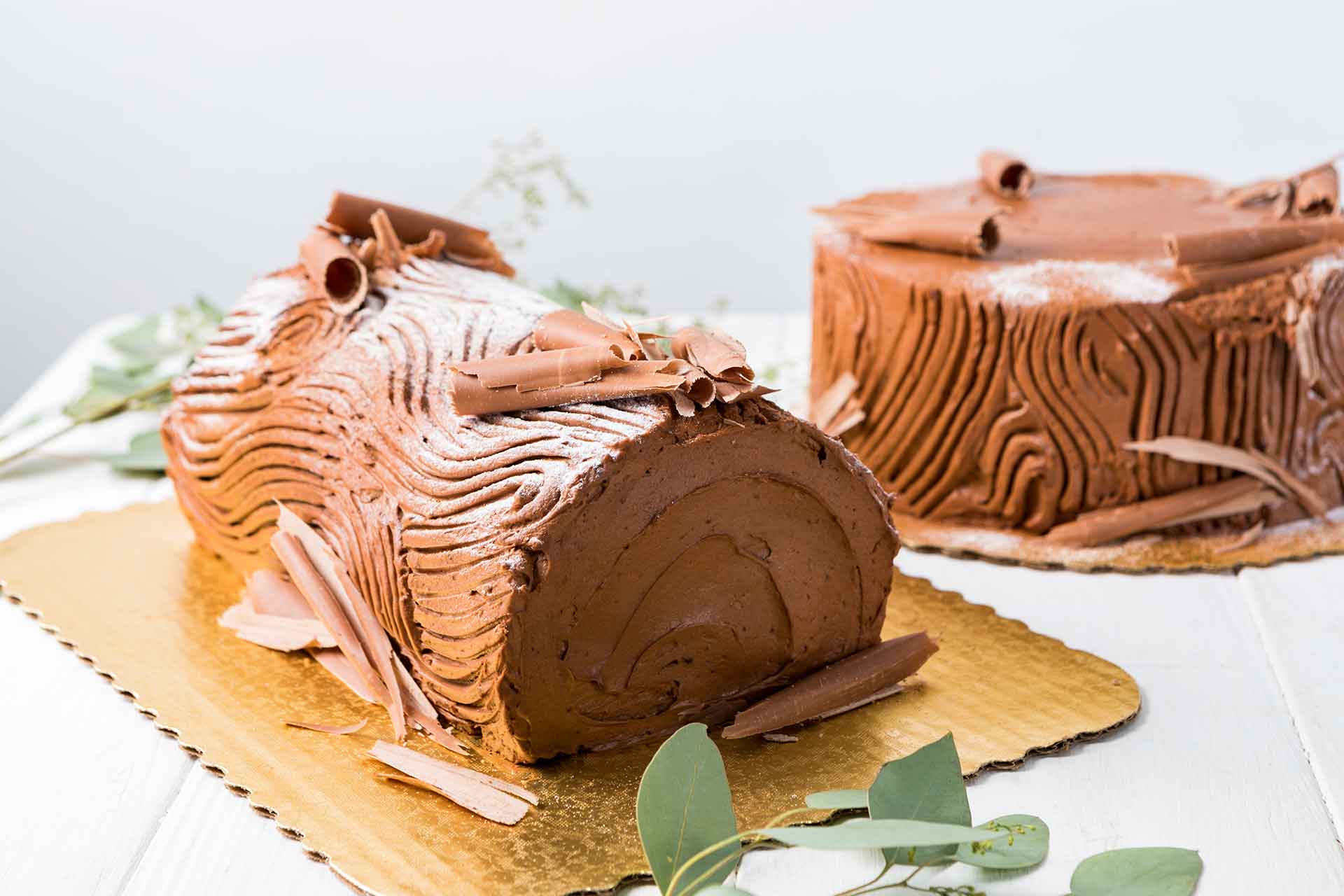 Yule Log Cake