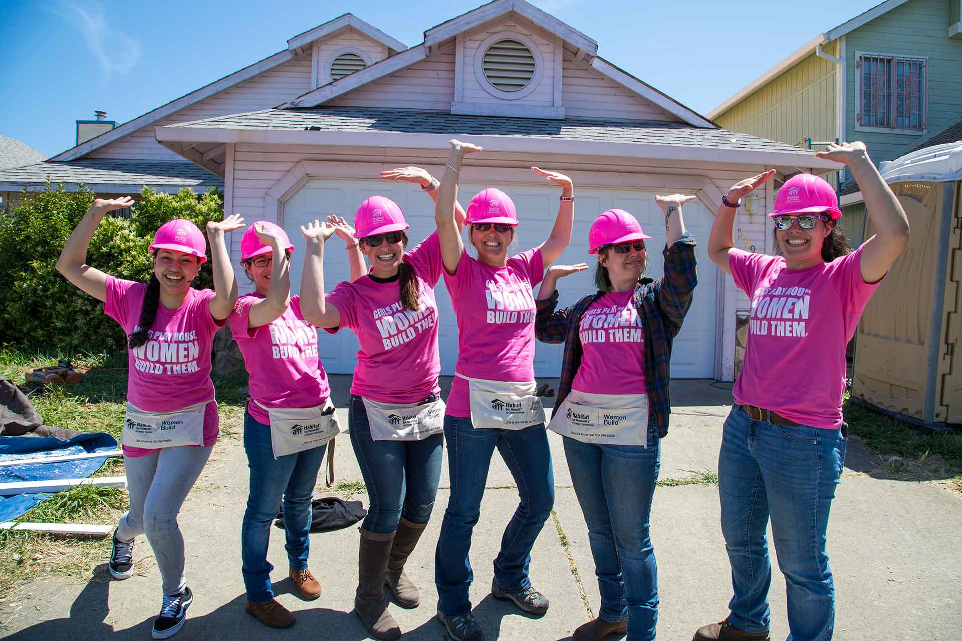 Nugget Markets associates volunteering for Habitat for Humanity