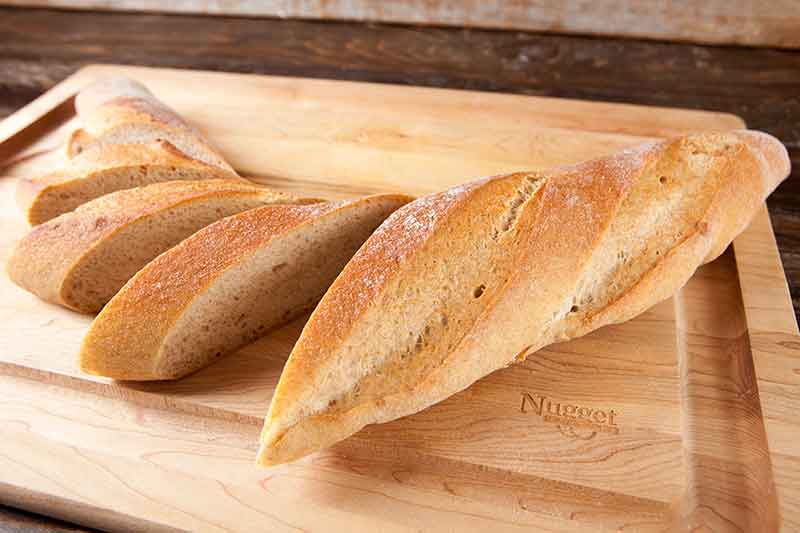 organic whole wheat baguette