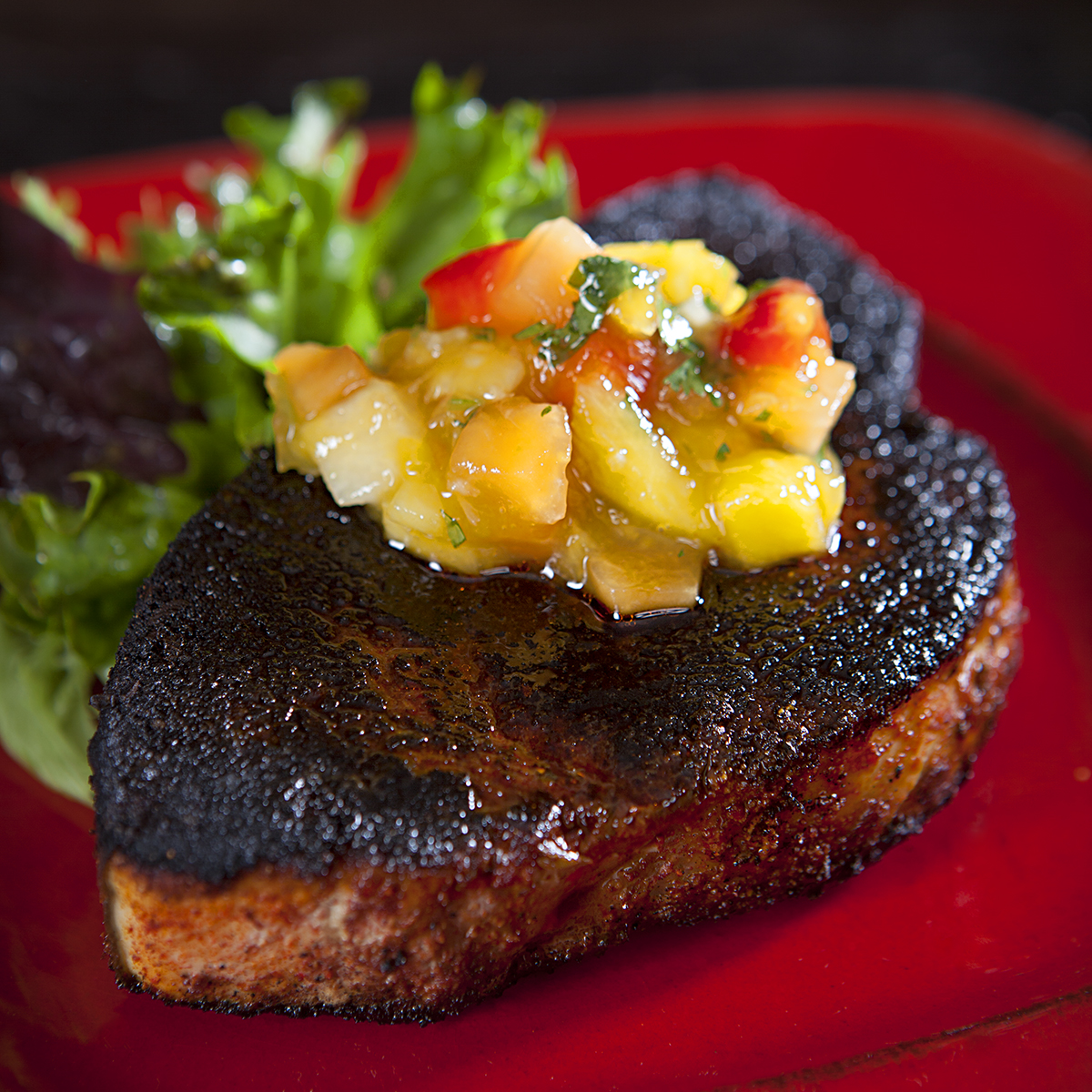 Grilled Swordfish with Tropical Fruit Salsa